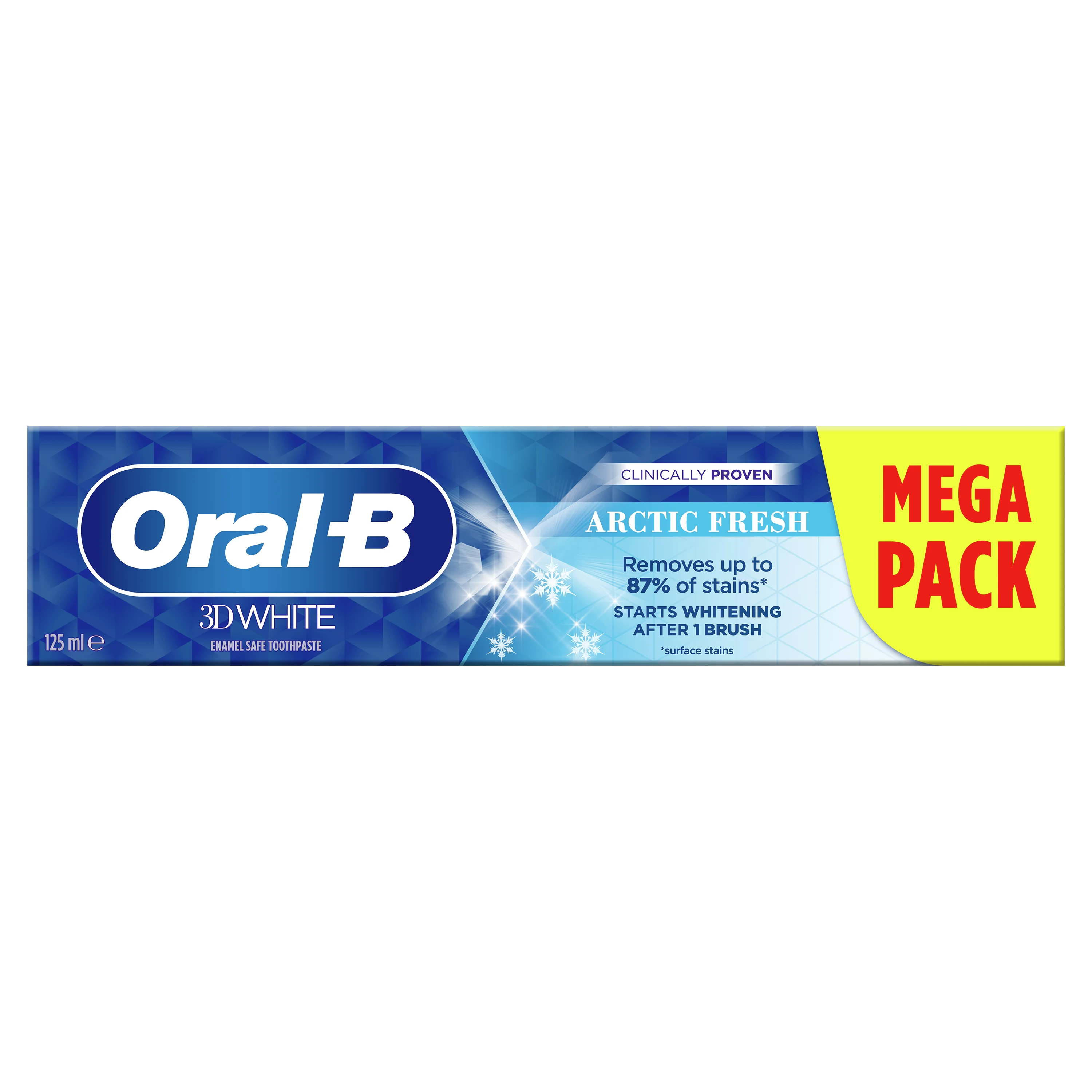 Oral-B 3D White Arctic Fresh Toothpaste Toothpaste 125ml, Mega Pack 