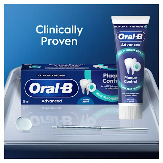 Controlrxtoothpaste Oral-B Advanced Plaque Control Cleaning Crystals Toothpaste 75ml | Oral ...