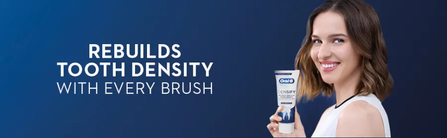 Oral-B Densify Daily Protection Toothpaste - banner  