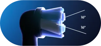 Innovative CrissCross bristles 