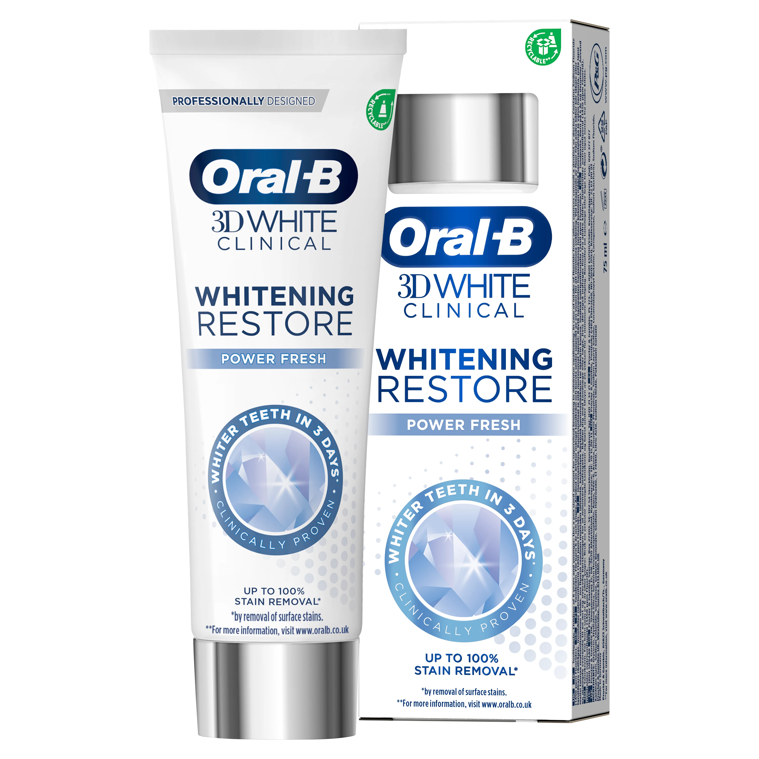 Oral-B 3D White Clinical Power Fresh - 1 