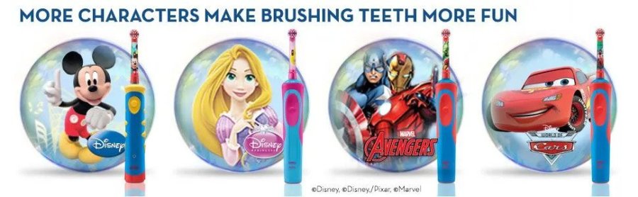 Изображение - Детска акумулаторна електрическа четка за зъби Oral-B Power Kids с изображение на принцесите на Дисни - още знаци не са дефинирани