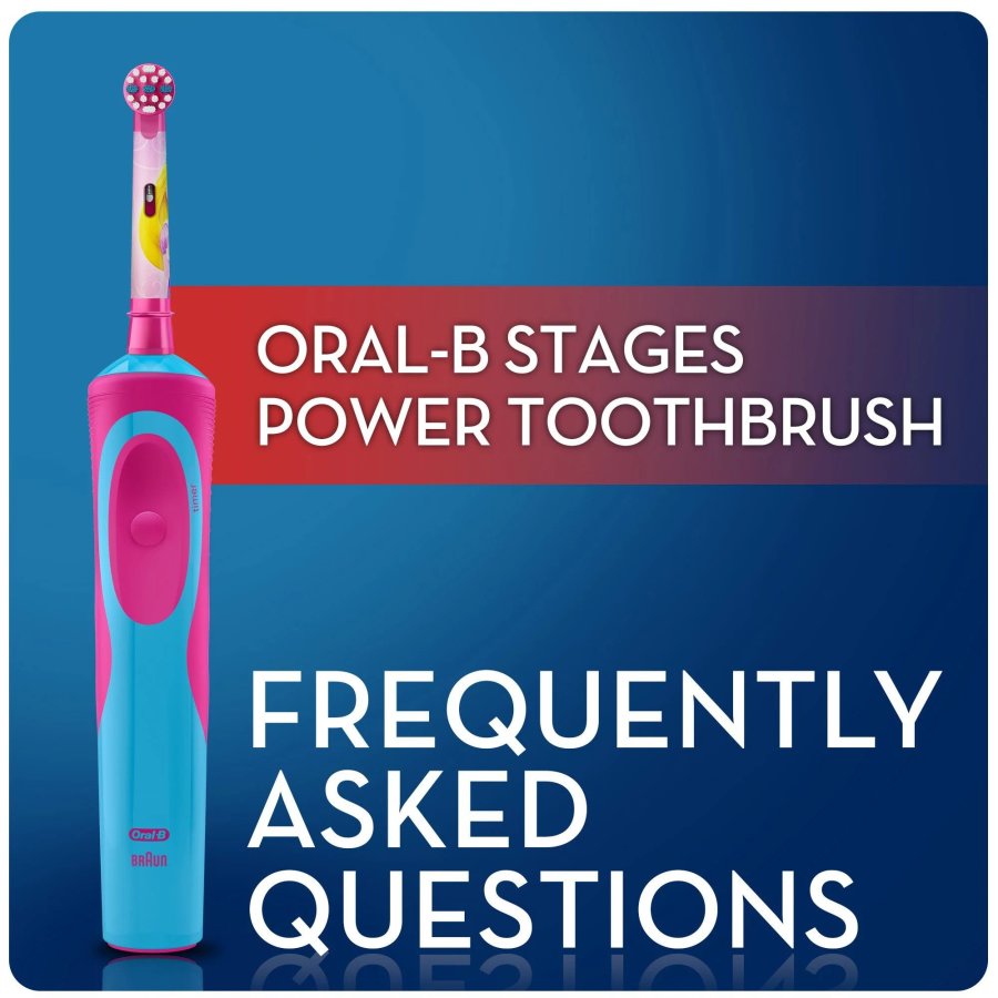 Изображение - Детска акумулаторна електрическа четка за зъби Oral-B Power с изображение на принцесите на Дисни - Една до друга Често задавани въпроси undefined