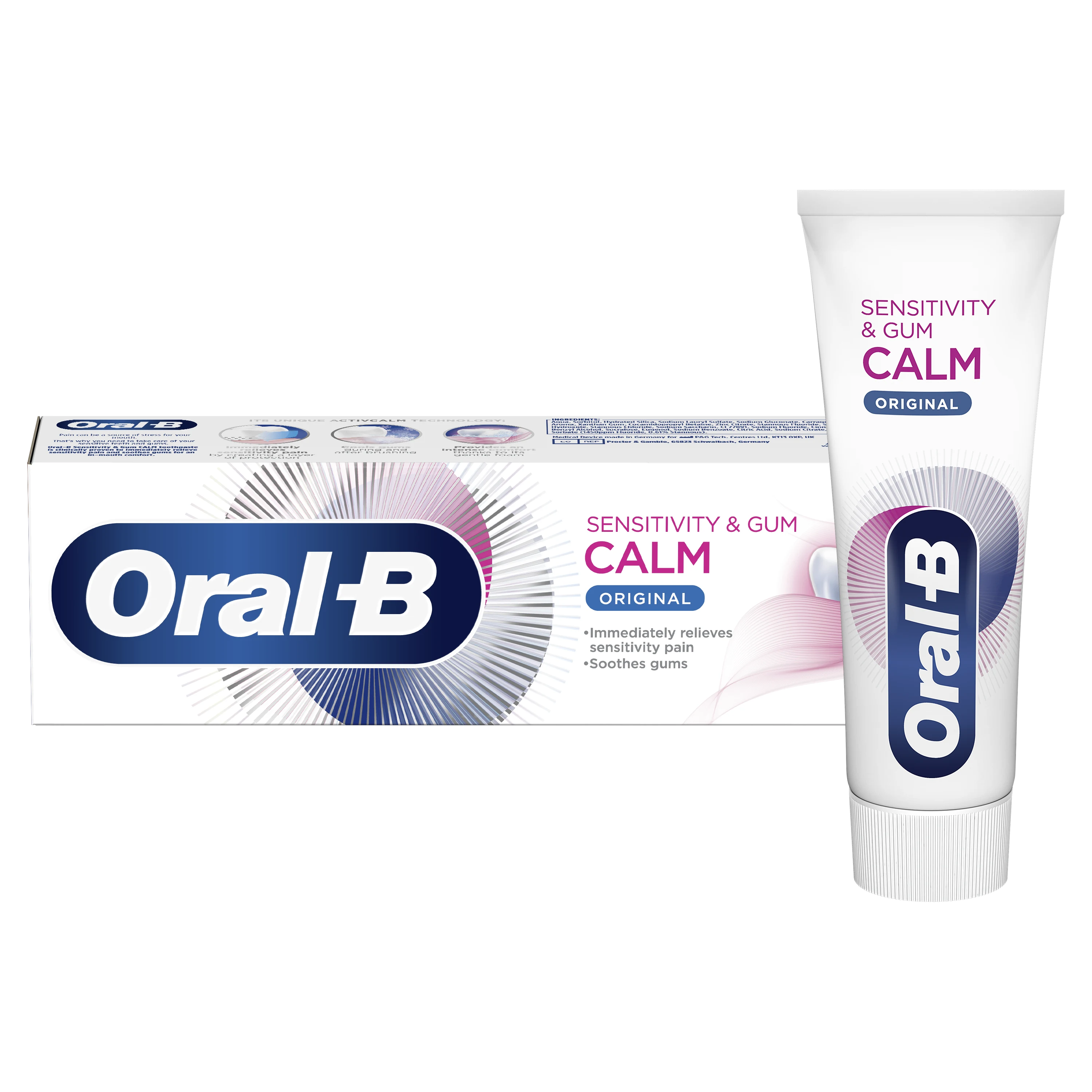 image - Oral-B Sensitivity & Gum Calm Original Toothpaste - 01 