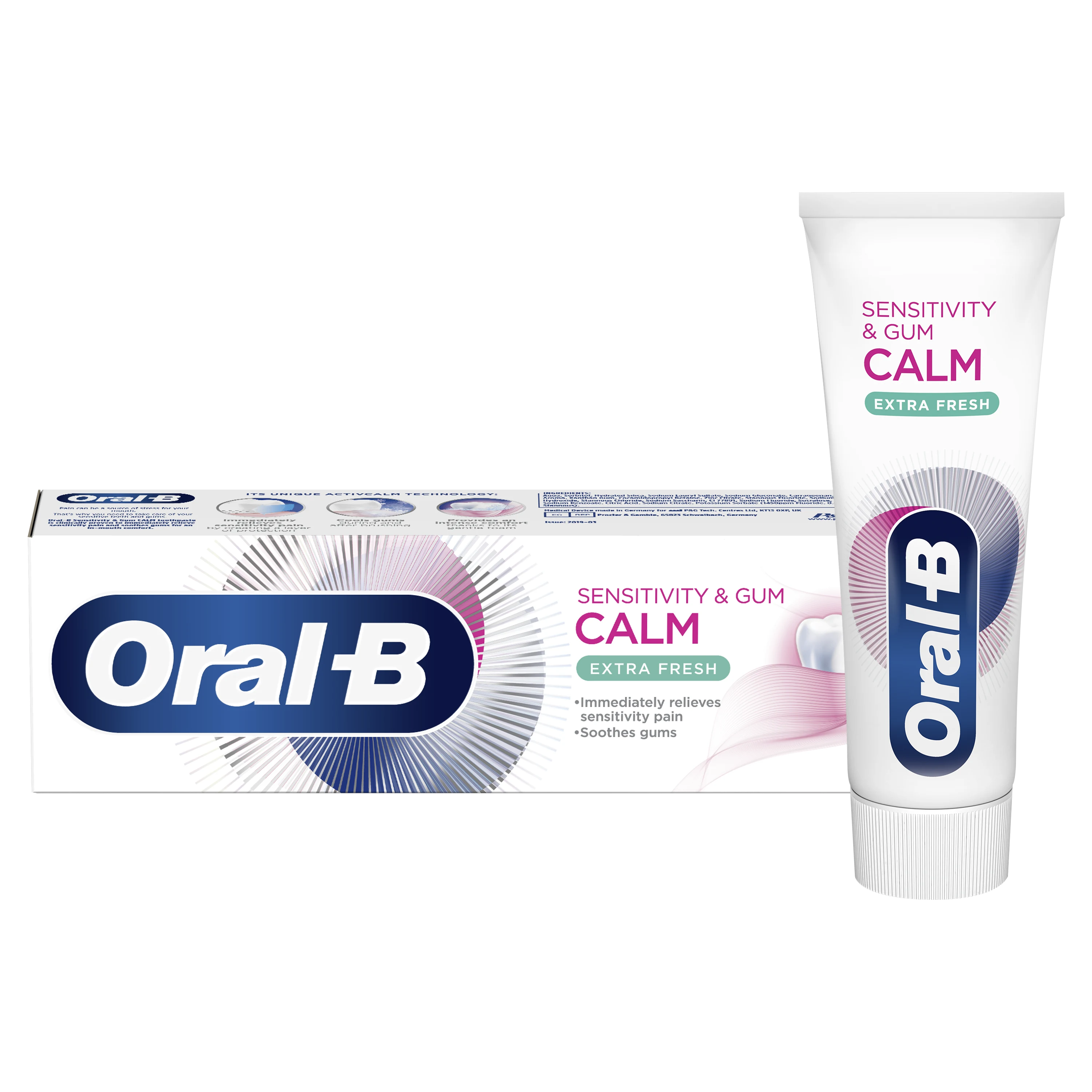 main asset - Oral-B Sensitivity & Gum Calm Extra Fresh  