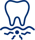 Plaque buildup on gums 