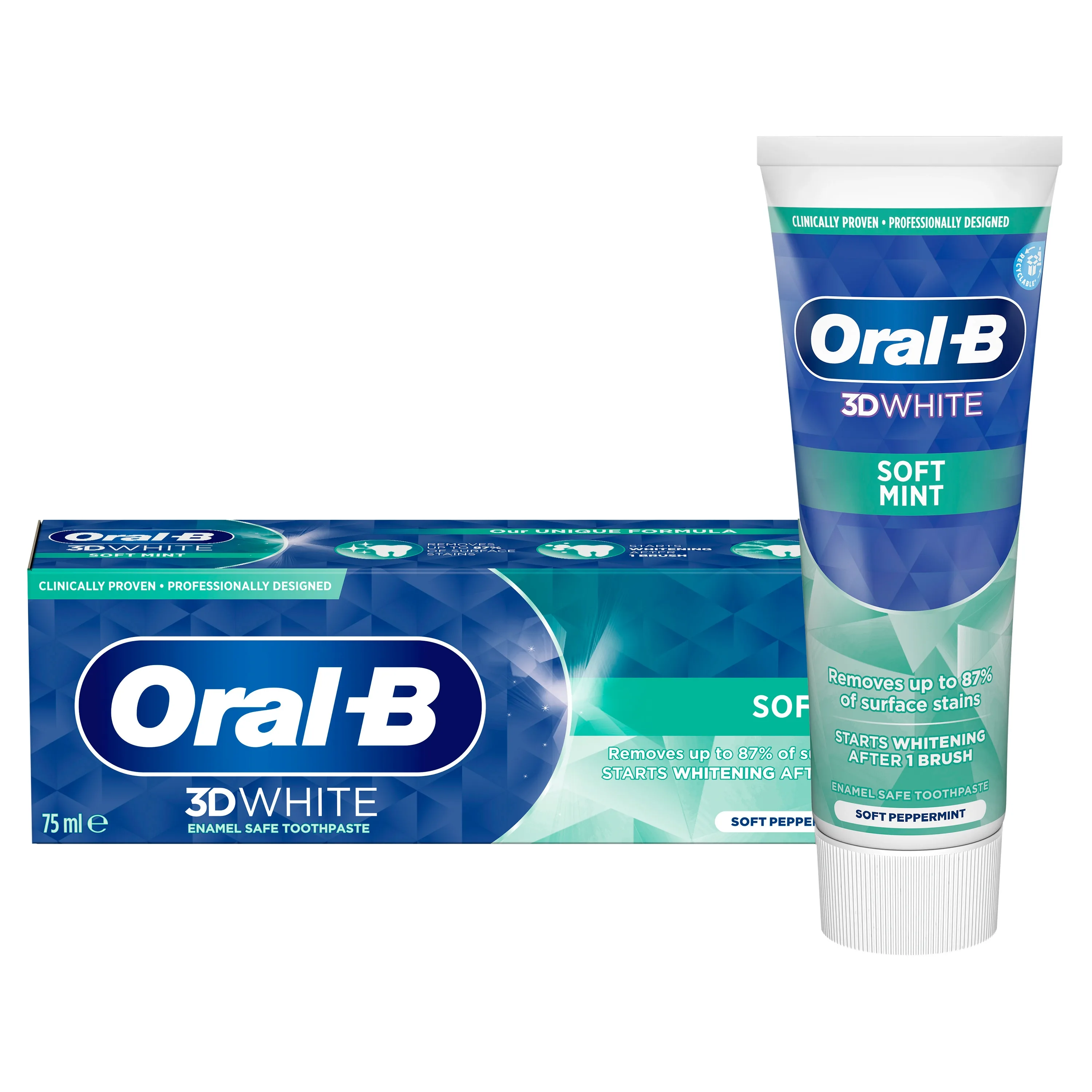 Oral-B 3D White Soft Mint Toothpaste
