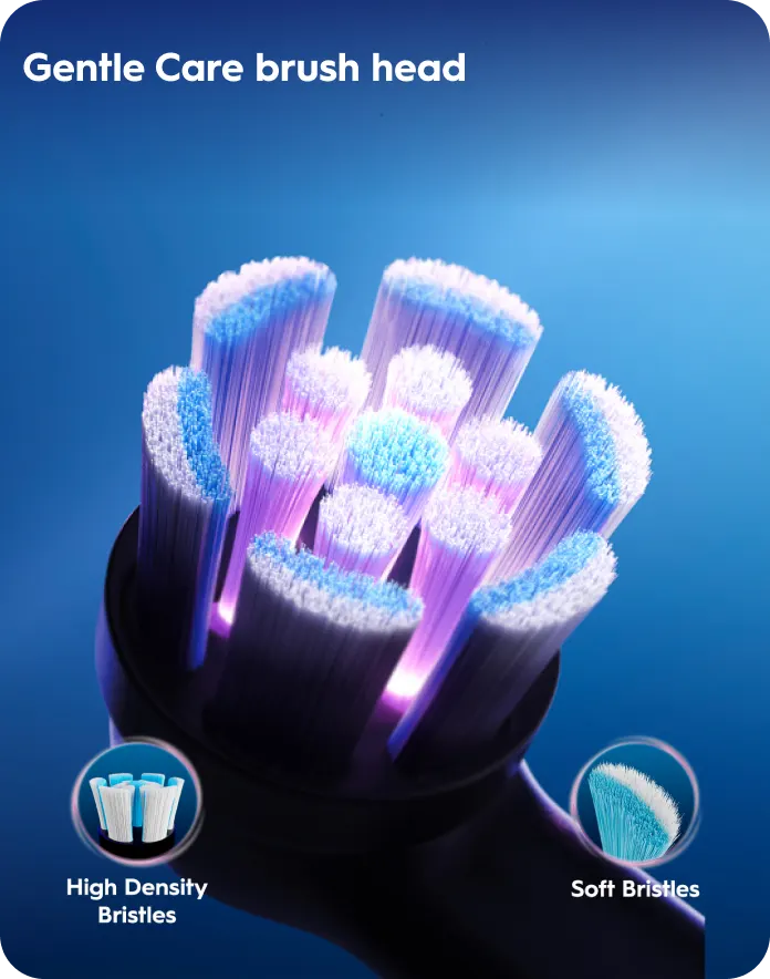 Gentle Care brush head - High-Density Bristles - Soft Bristles