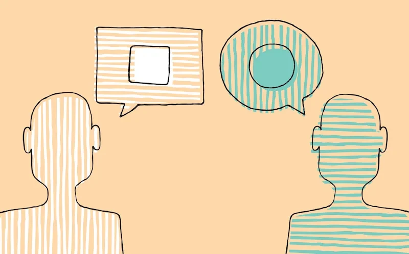 People talking