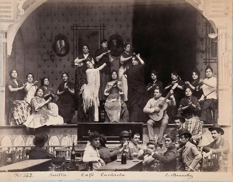 A family performing flamenco music in Andalucia