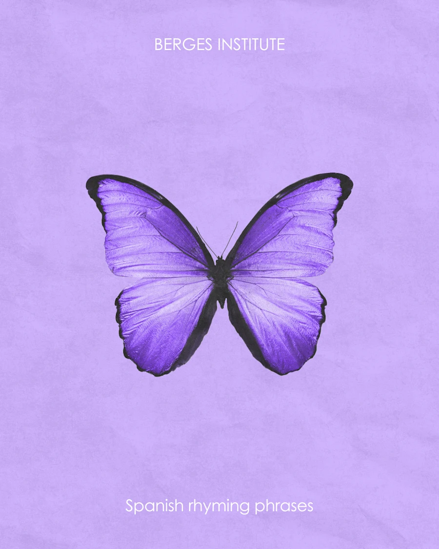 A purple butterfly