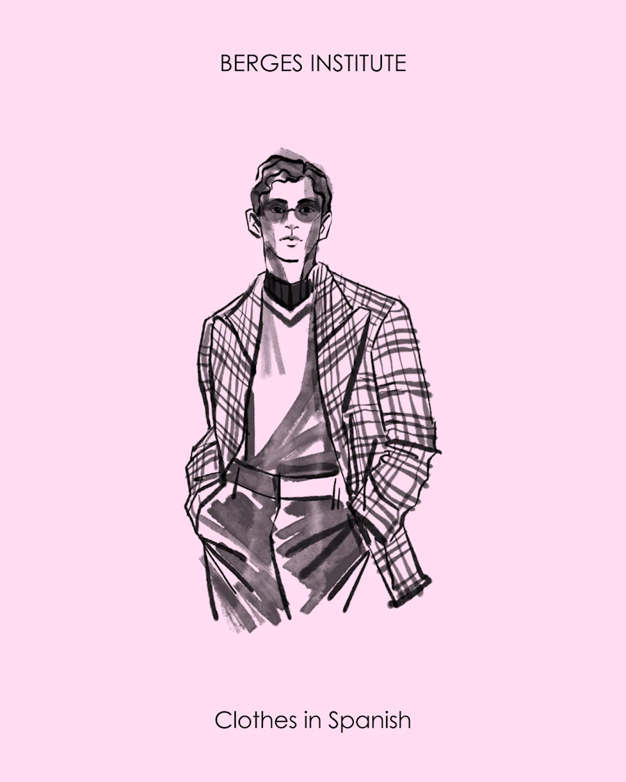 A stylish man wearing a sports jacket on a pink background