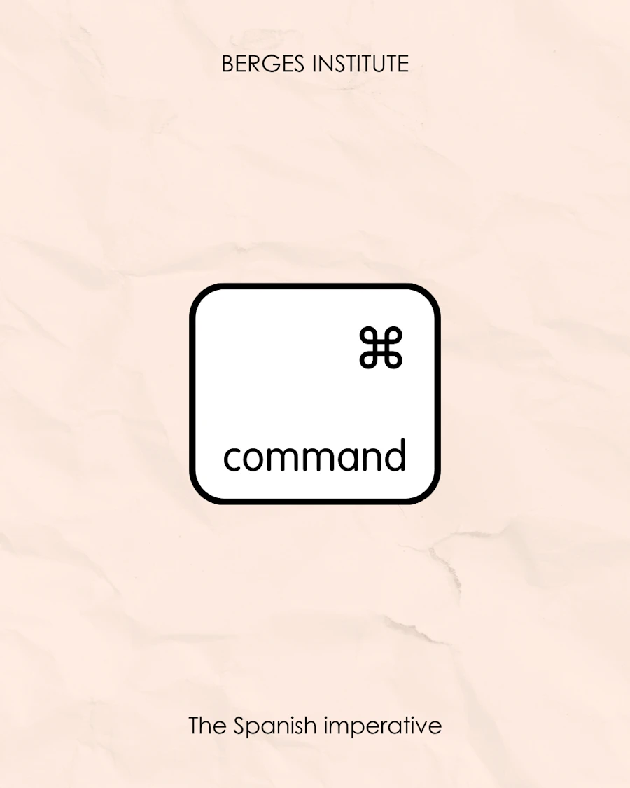 The command key of a Mac