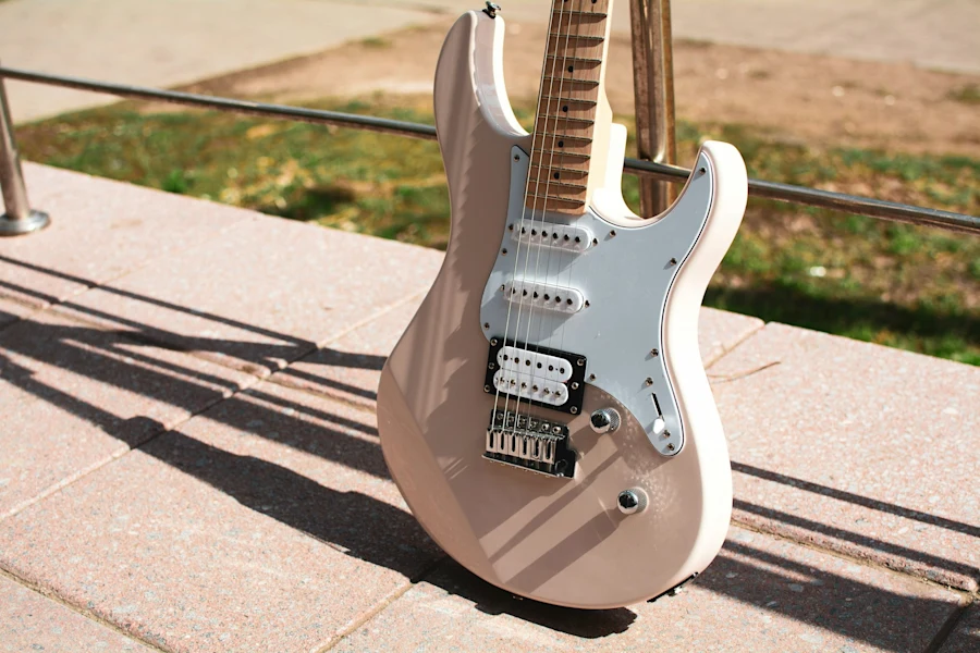 An electric guitar