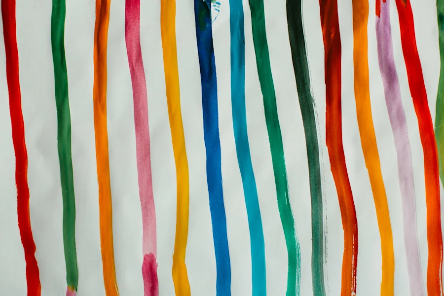 Lines in different colors