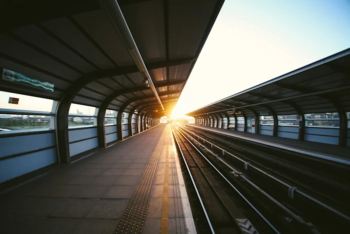 A train station