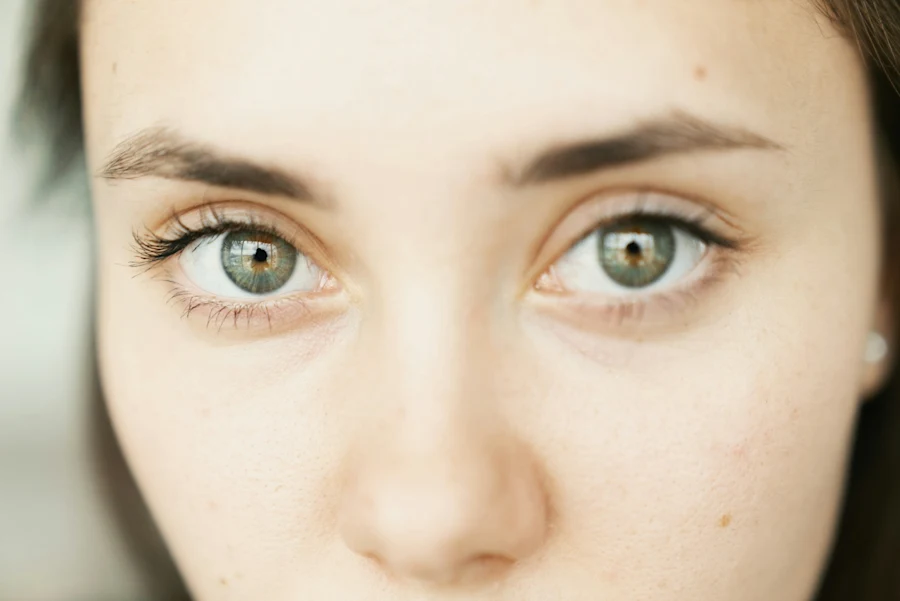 A woman's eyes