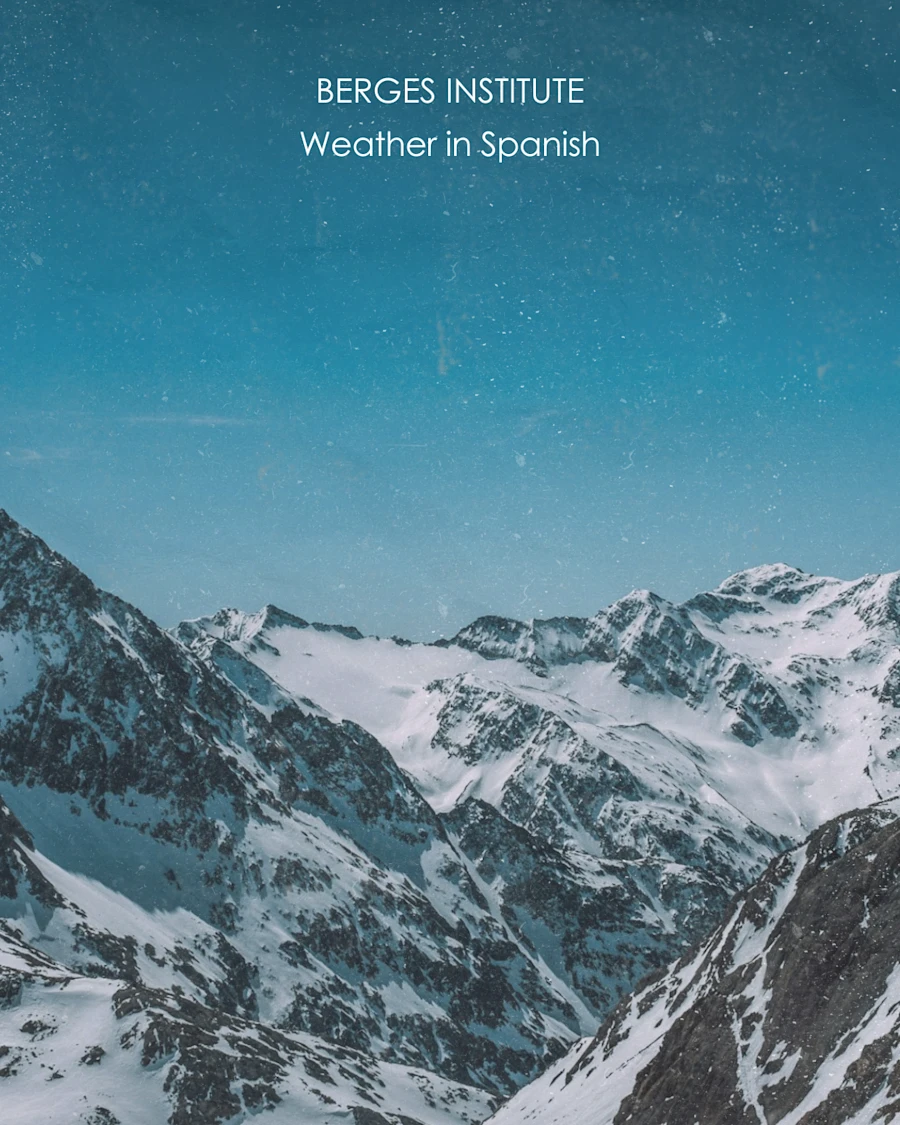 A mountain range covered in snow