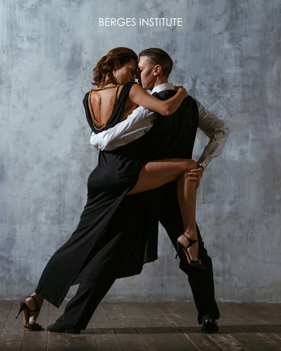 A couple dancing Tango