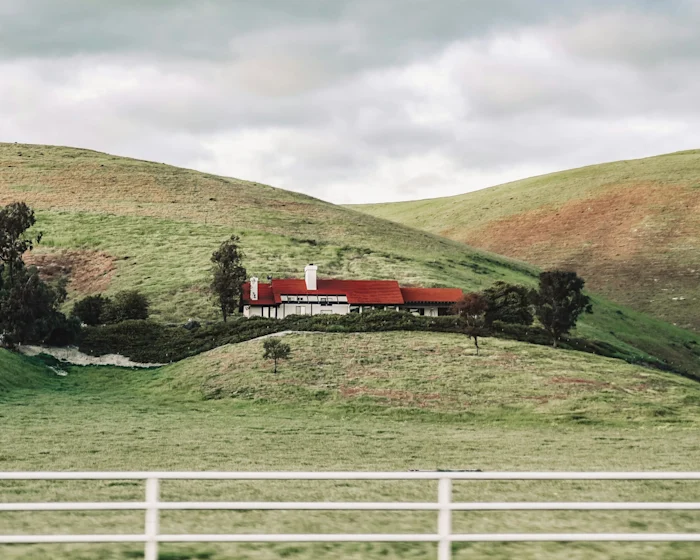 A house on a hill
