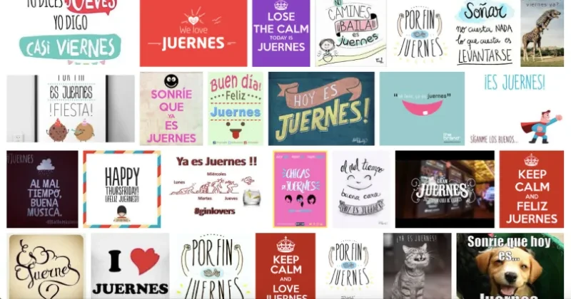 A collage of memes about juernes