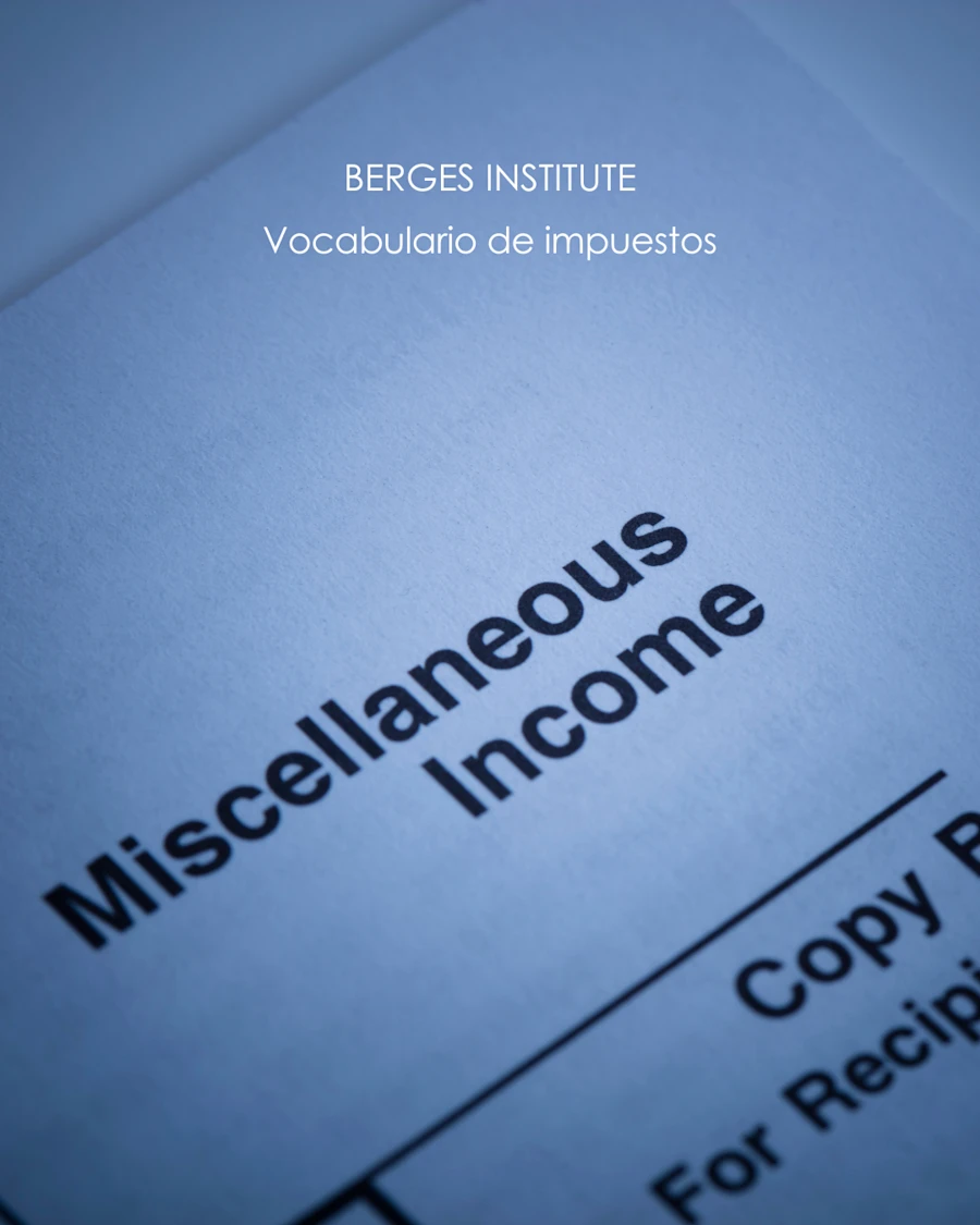 Un formulario del IRS