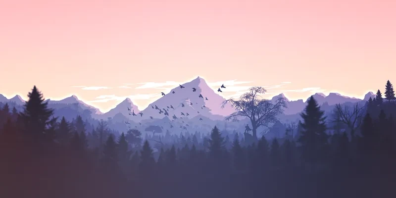 A mountain range