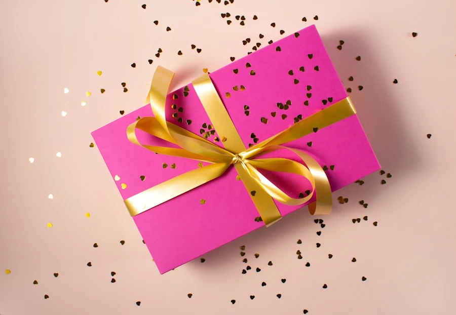 A pink present