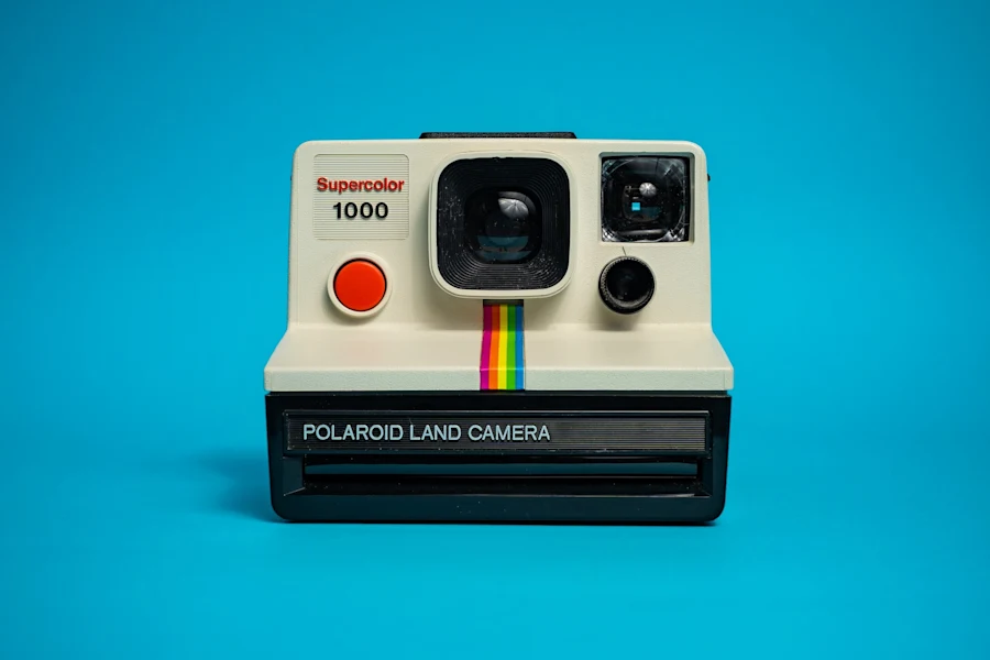 A polaroid camera
