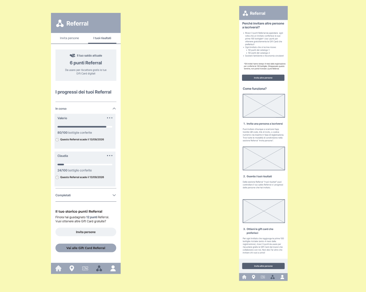 wireframe consorzio riciclo