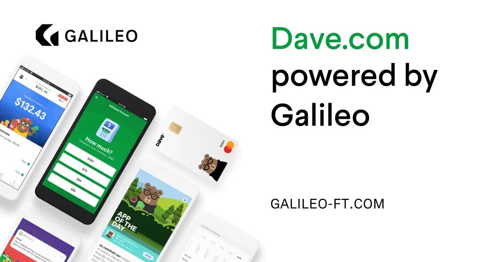 Galileo Partners with Dave to Power Digital Banking Account