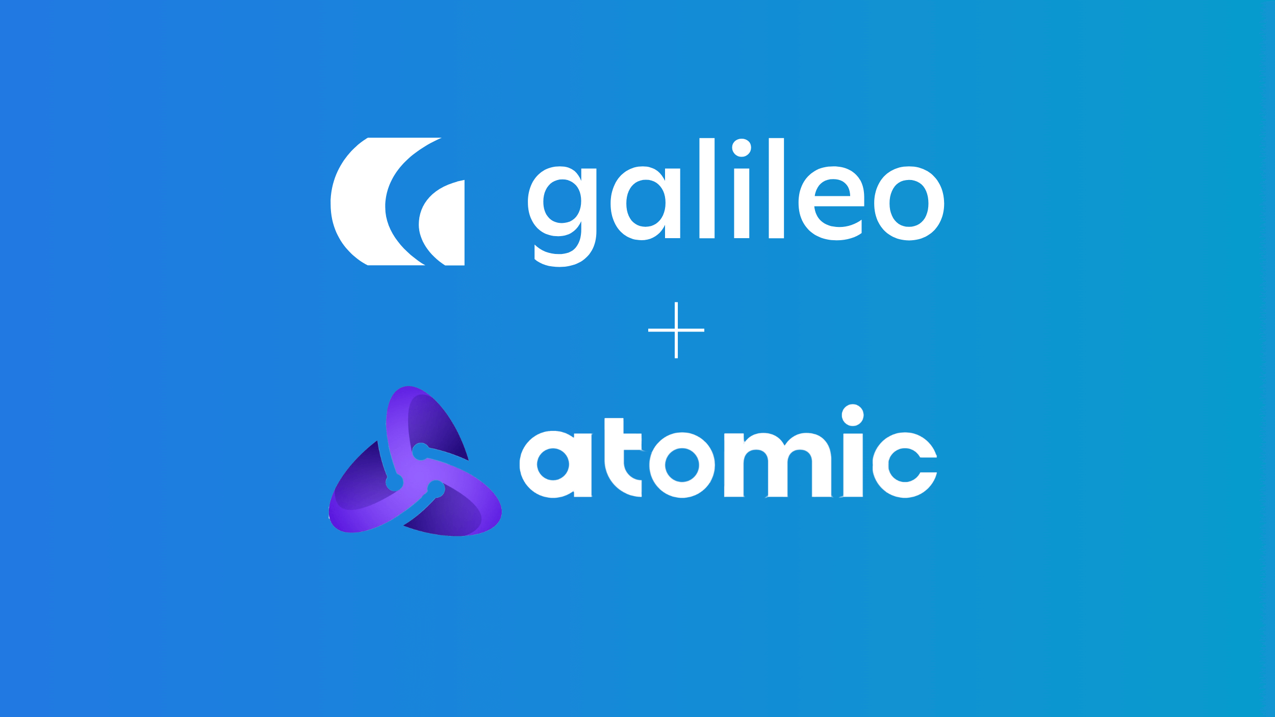Galileo and Atomic logos