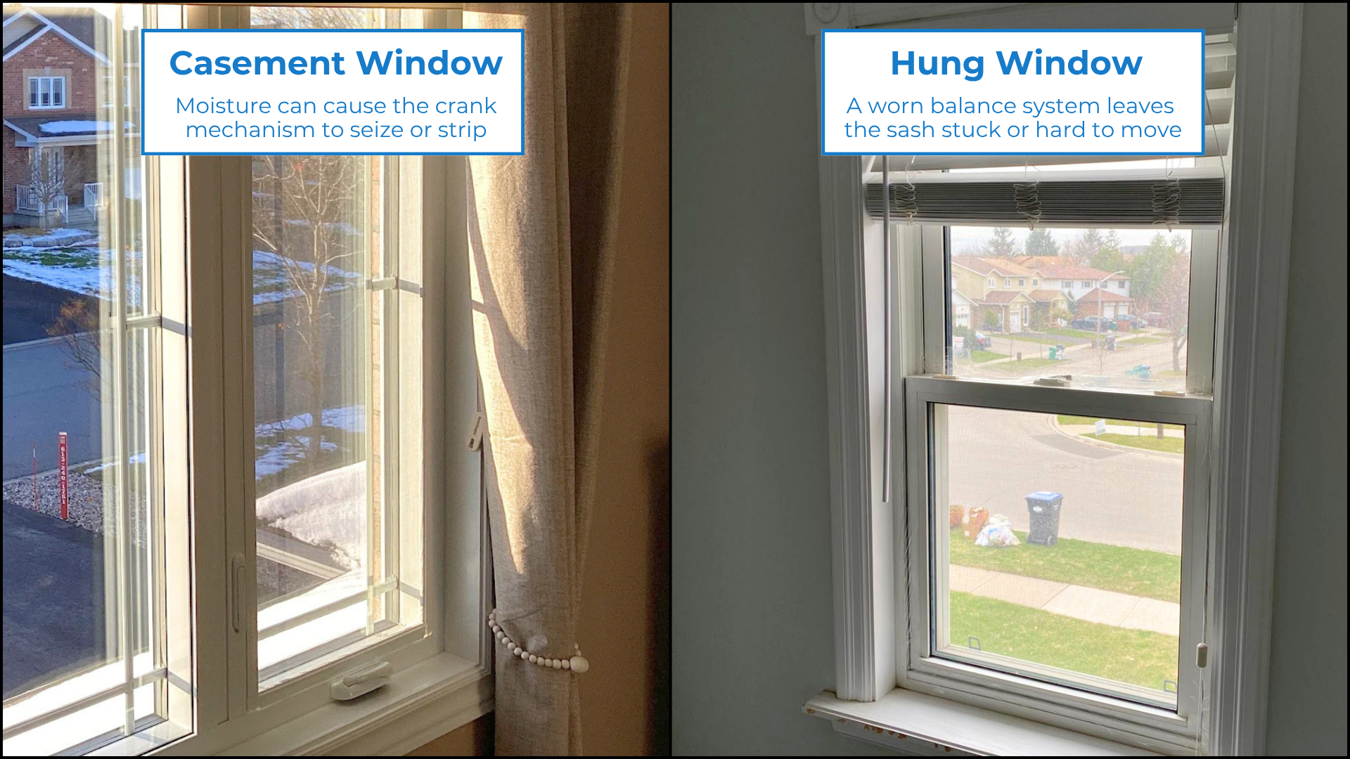 Casement and Hung Window