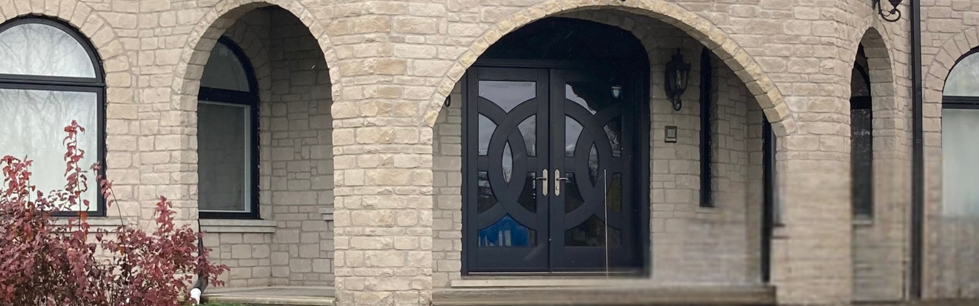 Front Door in Modern Home