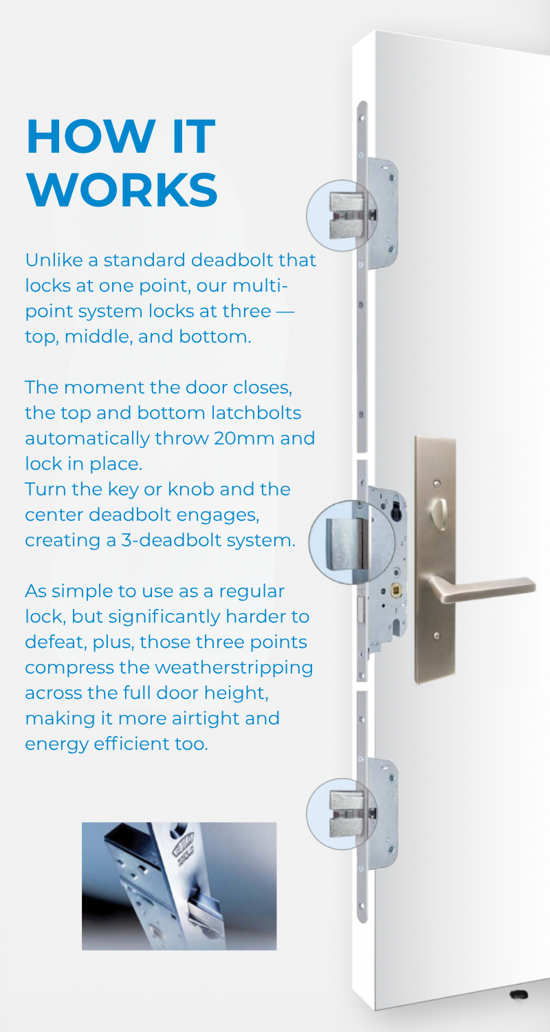 How Our Multi-Point Locking System Works