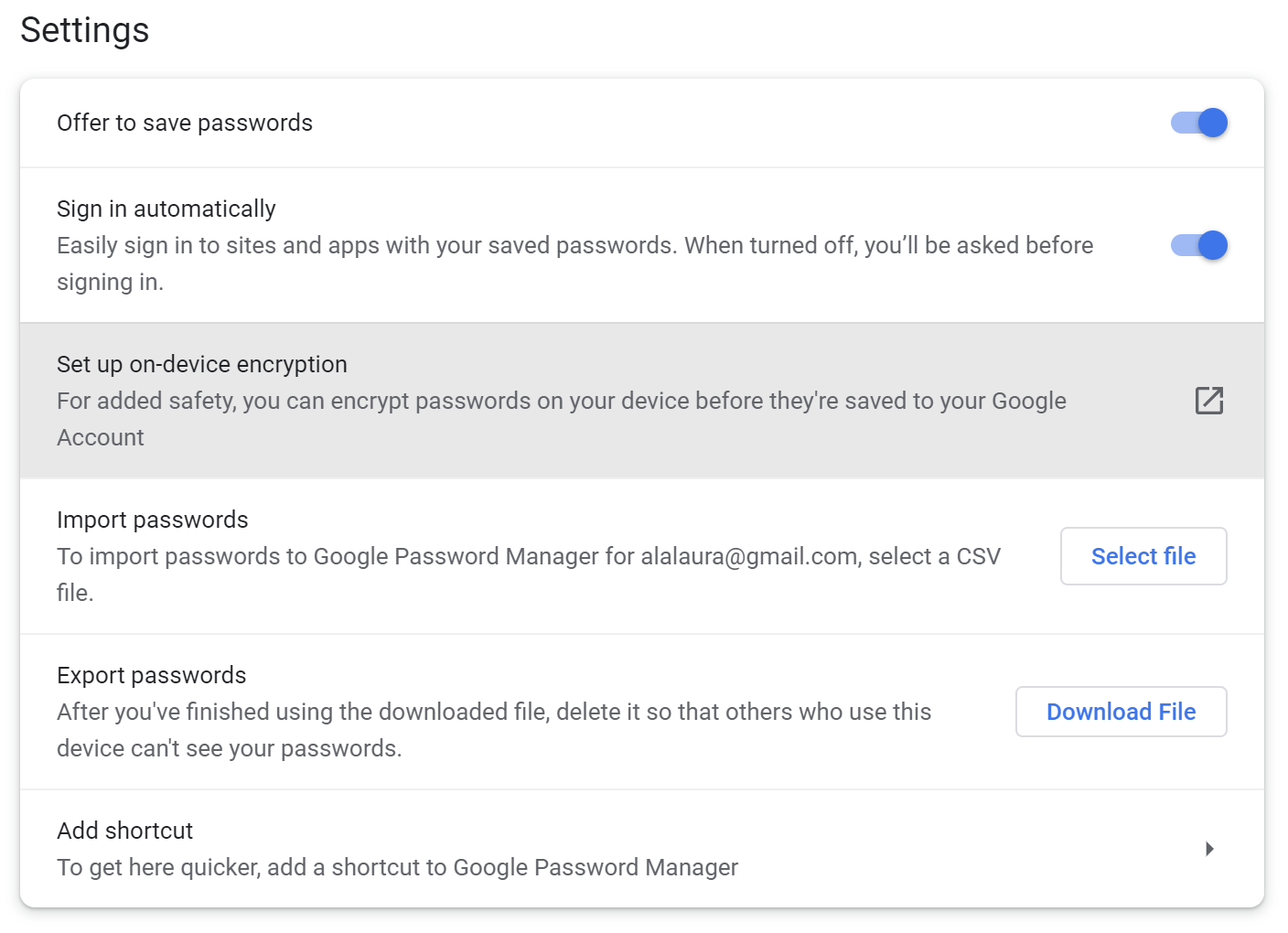 Why if you install a previous version of Chrome all passwords form the  password Manager are lost?! - Google Chrome Community