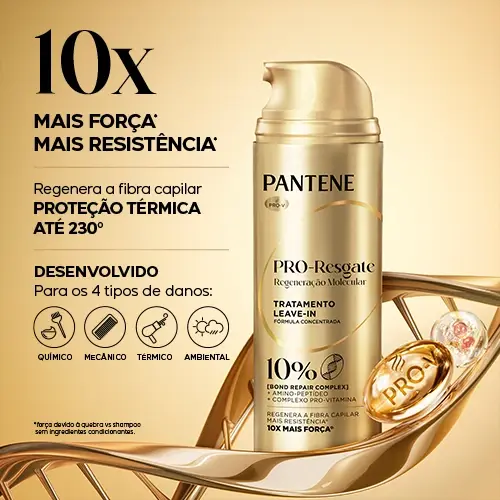 Imagem do produto: Tratamento Regeneração Molecular Leave-In Pantene.