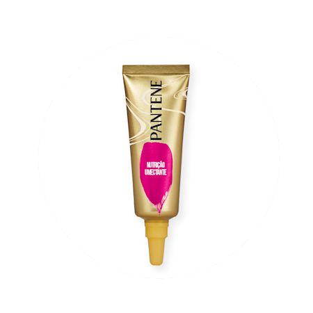 Ampola para Nutrição Capilar Pantene para cabelos com frizz.