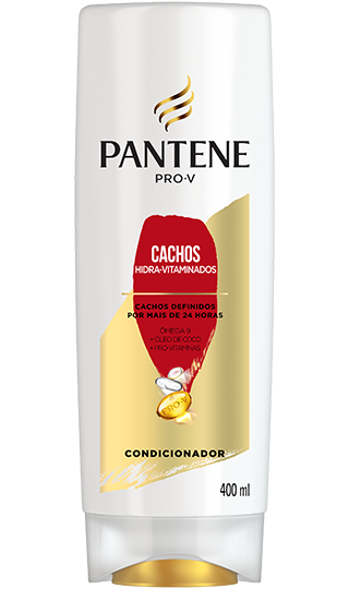 Condicionador Pantene cachos hidra-vitaminados com ômega 9 e óleo de coco