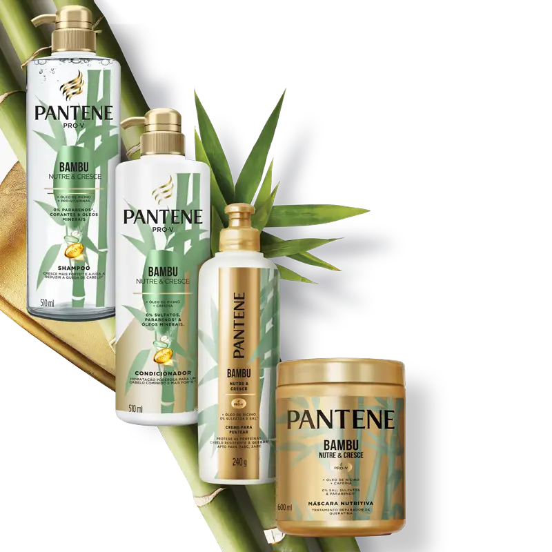 Coleção Pantene Bambu, nutrição capilar para um cabelo mais forte desde a raiz