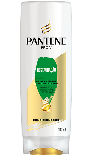 Condicionador Pantene restauração capilar com aminoácidos, óleo de argan e pro-vitaminas