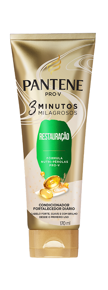 Frasco 3 minutos milagrosos restauração condicionador com pérolas Pro-V uso diário