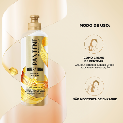 Imagem do produto: Creme para pentear Queratina Preenche & Blinda.