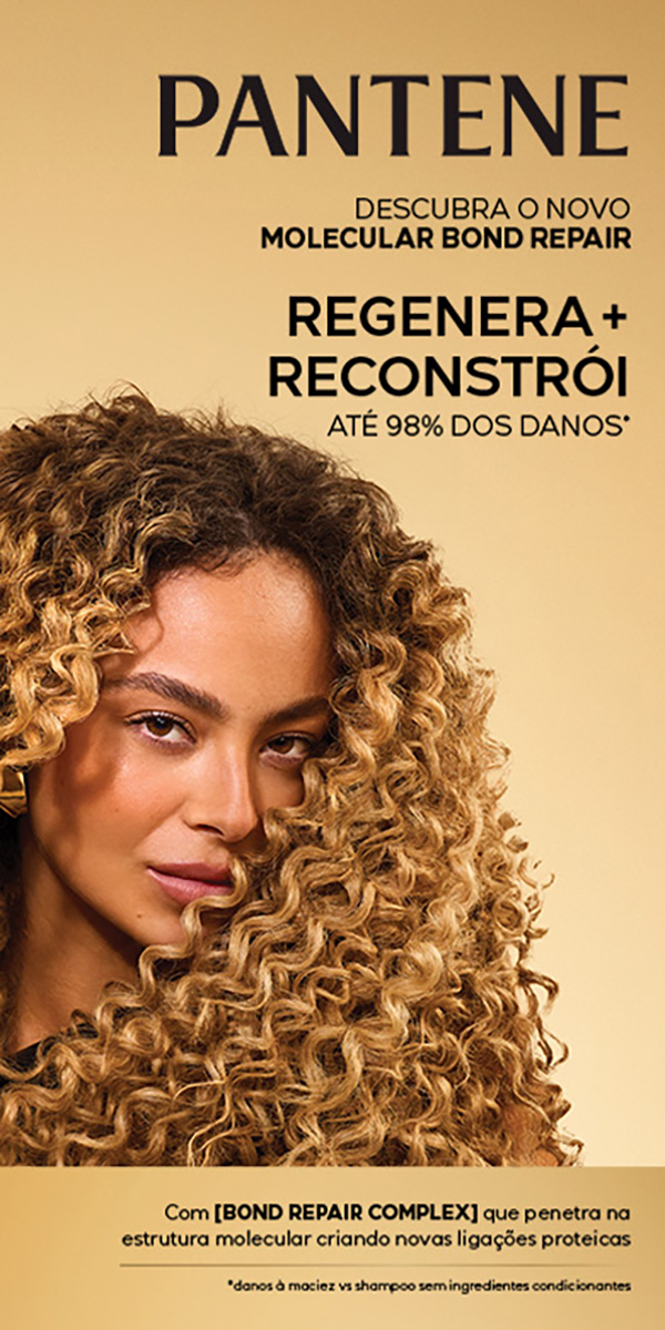 Escova cheia de fios de cabelo. São listadas causas comuns da queda capilar.