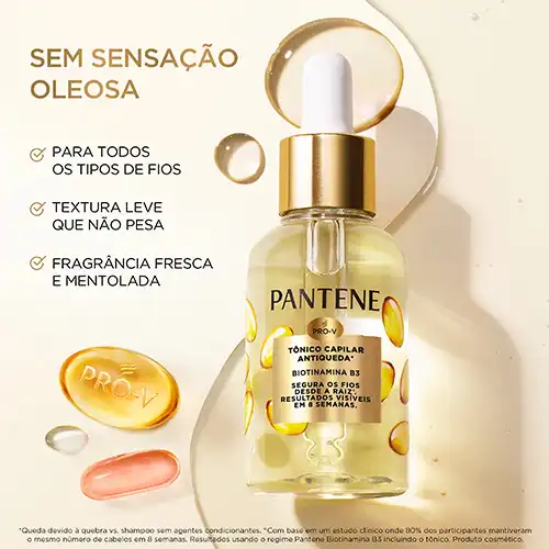 Imagem do produto: Tônico capilar antiqueda + Biotinamina B3 para todos os tipos de cabelo