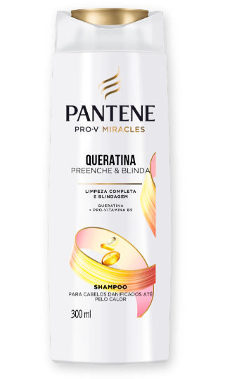 Shampoo Pantene Queratina Preenche e Blinda