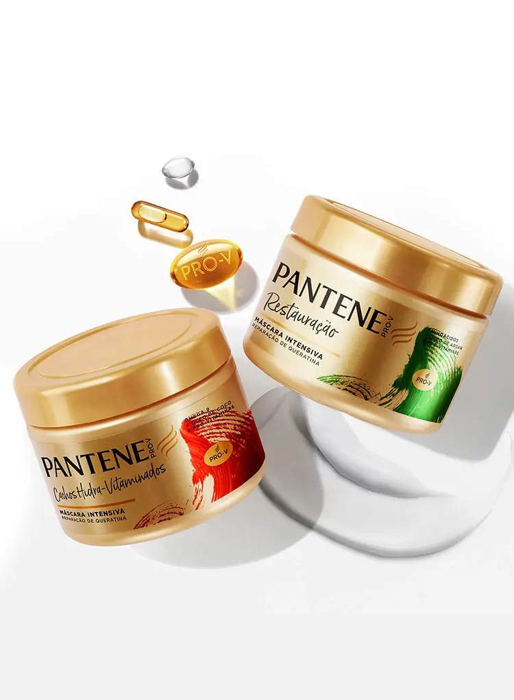 Pantene pro v máscara intensiva completa 3 minutos milagrosos, restauração