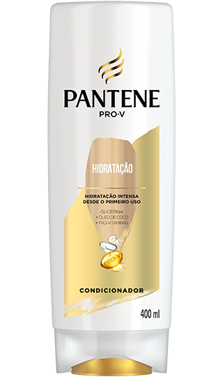 Condicionador hidratação intensa Pantene com Pro-vitaminas, óleo de coco e glicerina