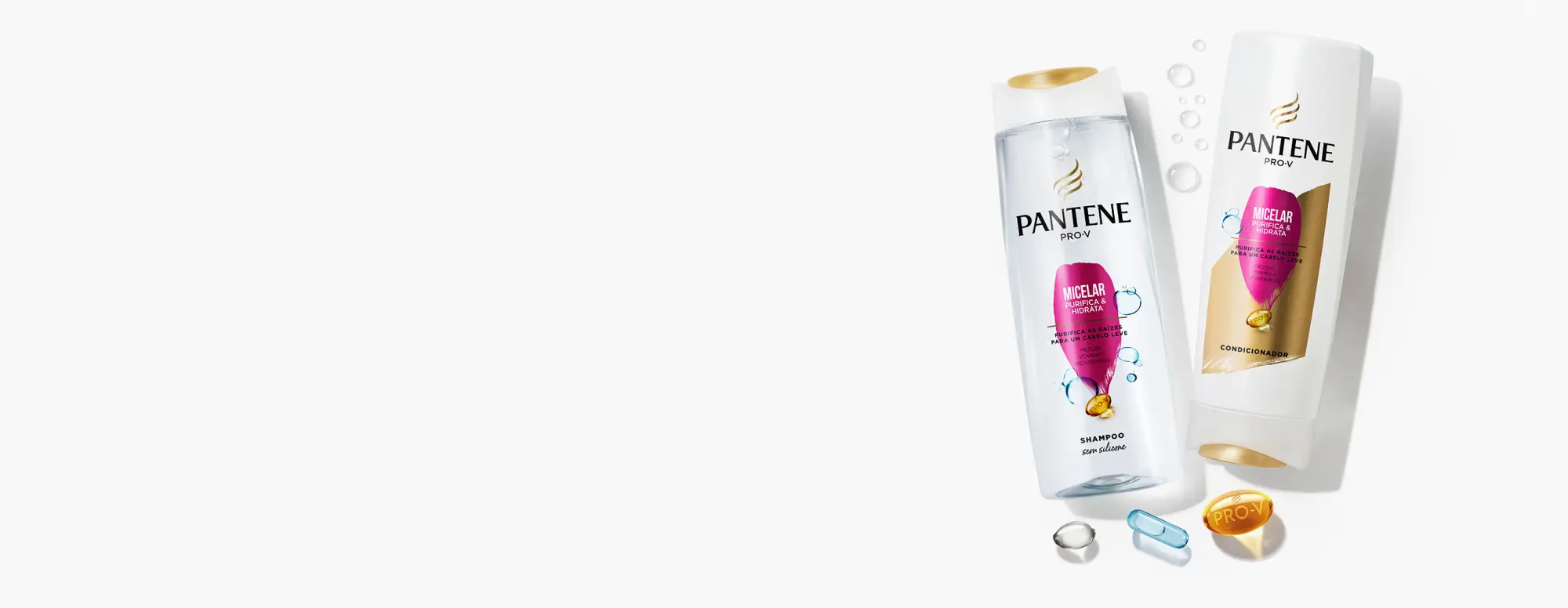 Pantene Pro V Miclear purifica & hidrata para um cabelo leve