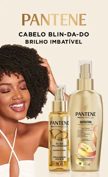 Protetor térmico e oleo milagroso capilar Pantene